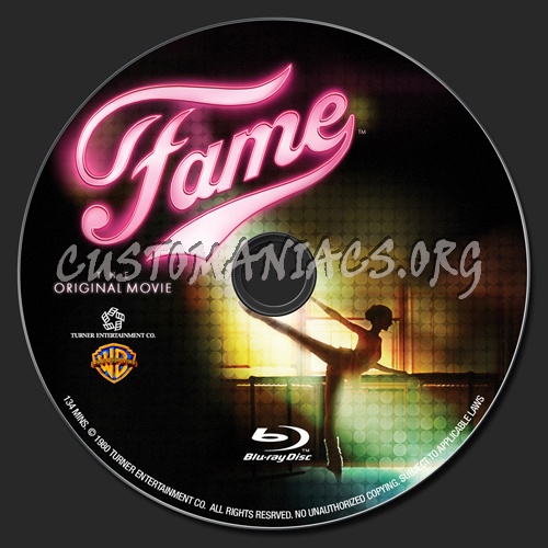 Fame (1980) blu-ray label