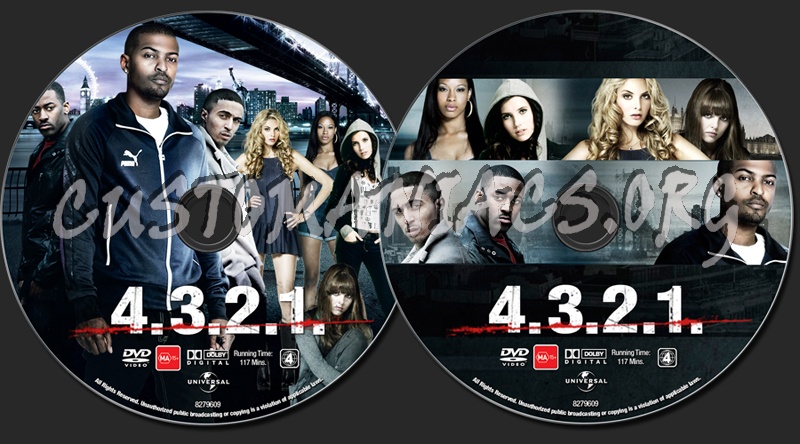 4.3.2.1 (4321) dvd label