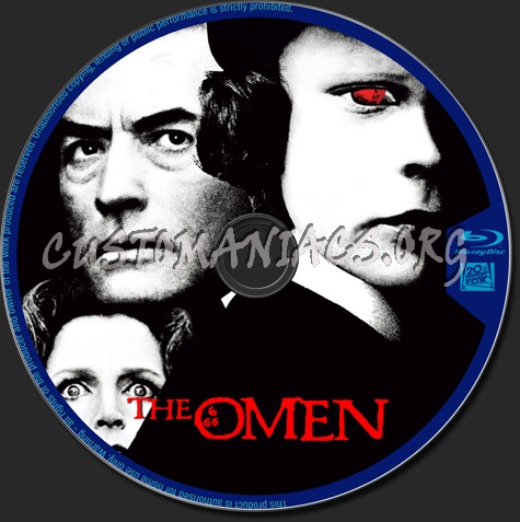 The Omen blu-ray label