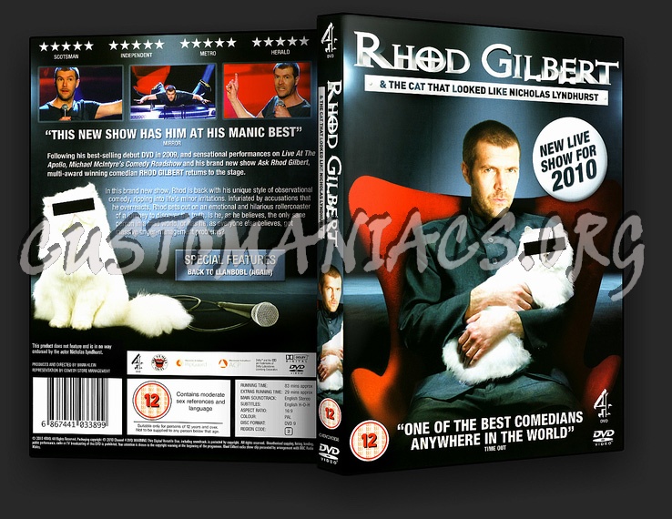 Rhod Gilbert & The Cat That Looked Like Nicholas Lyndhurst dvd cover