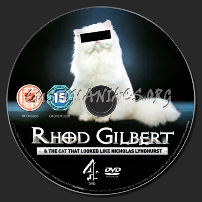 Rhod Gilbert & The Cat That Looked Like Nicholas Lyndhurst dvd label