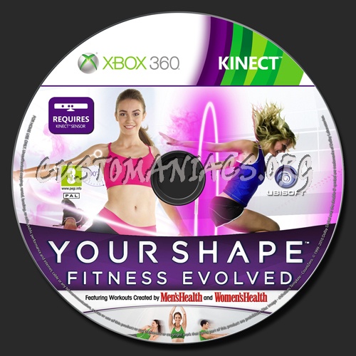 Your Shape: Fitness Evolved dvd label