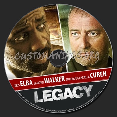 Legacy dvd label