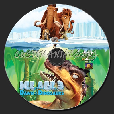 Ice Age 3 blu-ray label