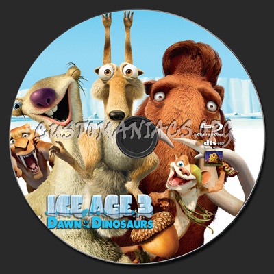 Ice Age 3 blu-ray label