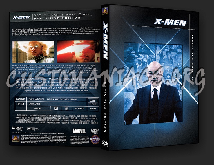 X-Men Definitive Edition dvd cover