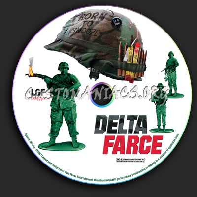 Delta Farce dvd label