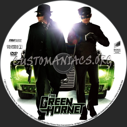 The Green Hornet dvd label