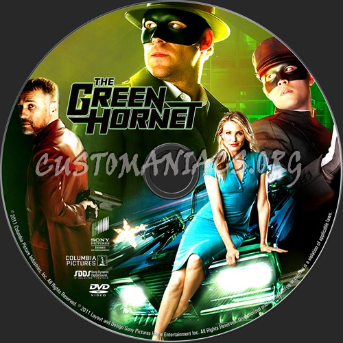 The Green Hornet dvd label