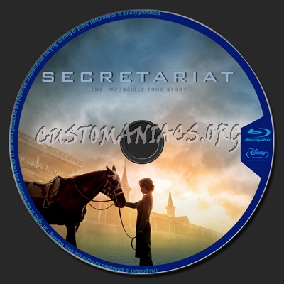 Secretariat blu-ray label