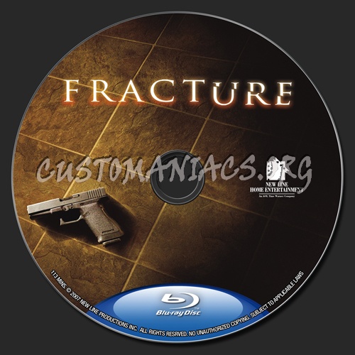 Fracture blu-ray label