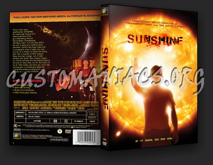 Sunshine dvd cover