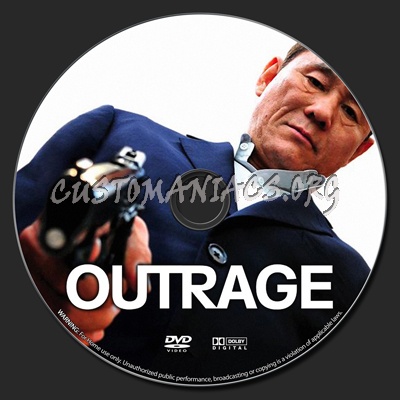 Outrage dvd label