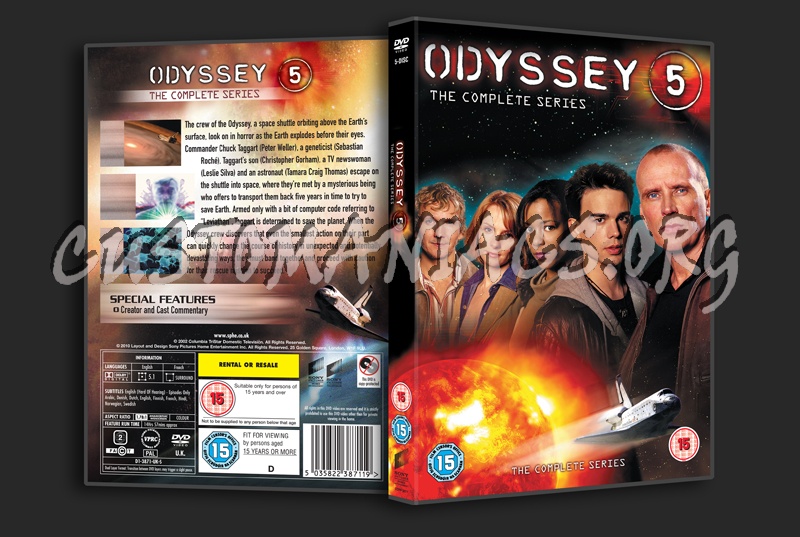 Odyssey 5 The Complete Series dvd cover