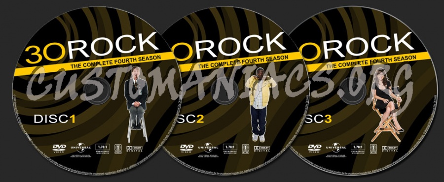 30 Rock - Season 4 dvd label