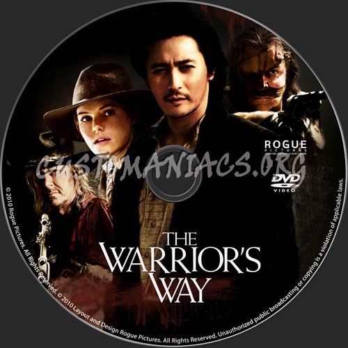 The Warrior's Way dvd label