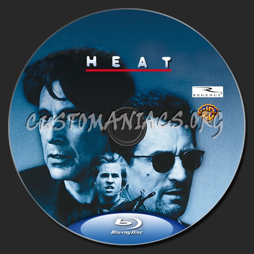 Heat blu-ray label