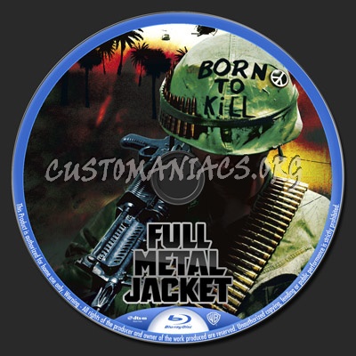 Full Metal Jacket blu-ray label