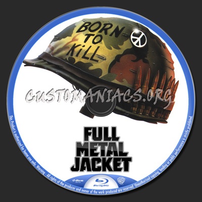 Full Metal Jacket blu-ray label