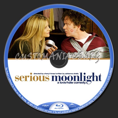 Serious Moonlight blu-ray label