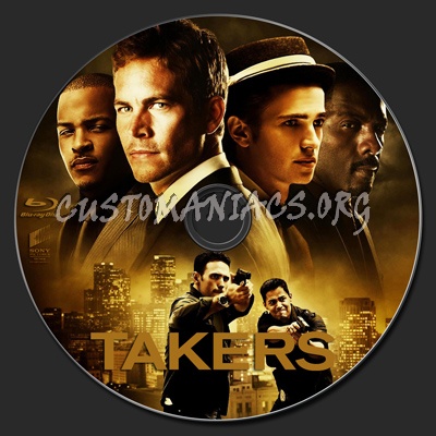 Takers blu-ray label