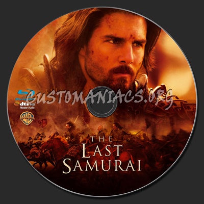 The Last Samurai blu-ray label