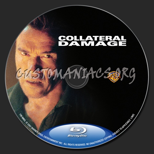 Collateral Damage blu-ray label