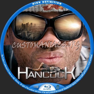 Hancock blu-ray label