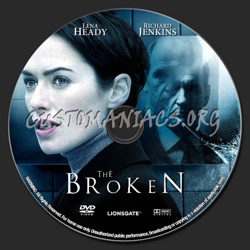 The Broken dvd label