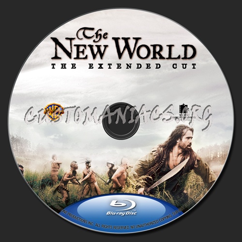 The New World blu-ray label