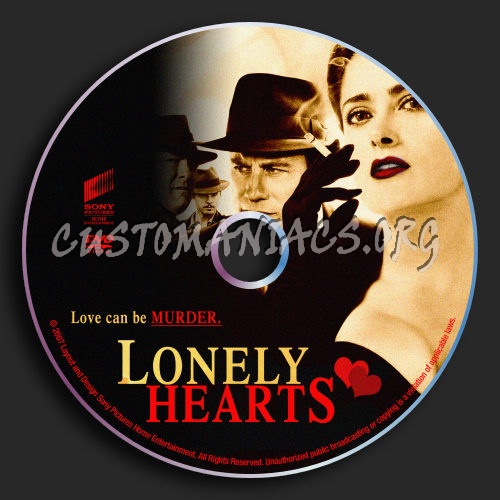 Lonely Hearts dvd label