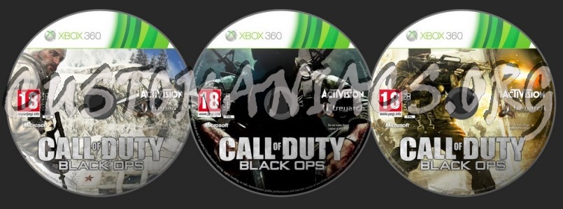 Call of Duty: Black Ops dvd label