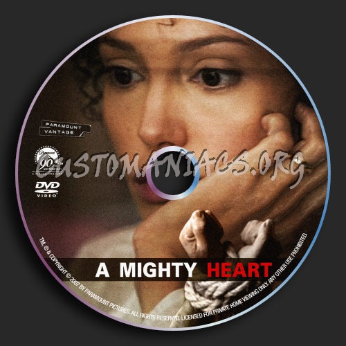 A Mighty Heart dvd label