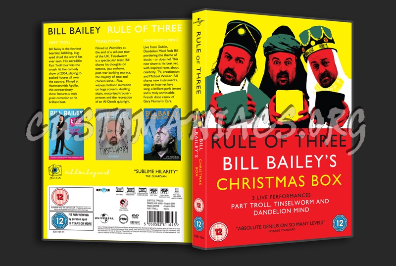 Rule of Three Bill Bailey's Christmas Box dvd cover