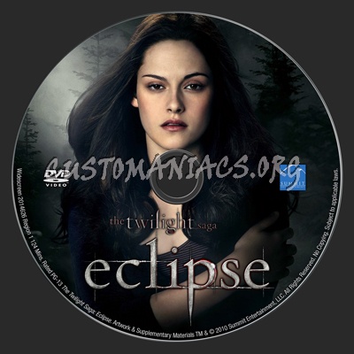 The Twilight Saga: Eclipse dvd label