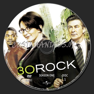 30 Rock - Season 1 dvd label