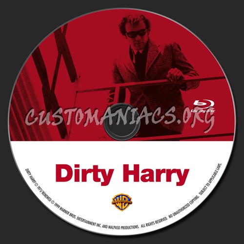 Dirty Harry blu-ray label