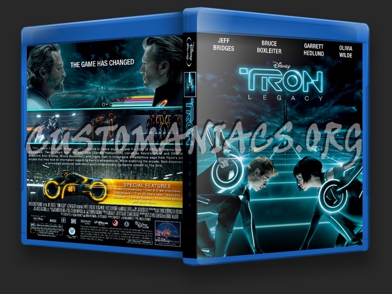 Tron Legacy blu-ray cover