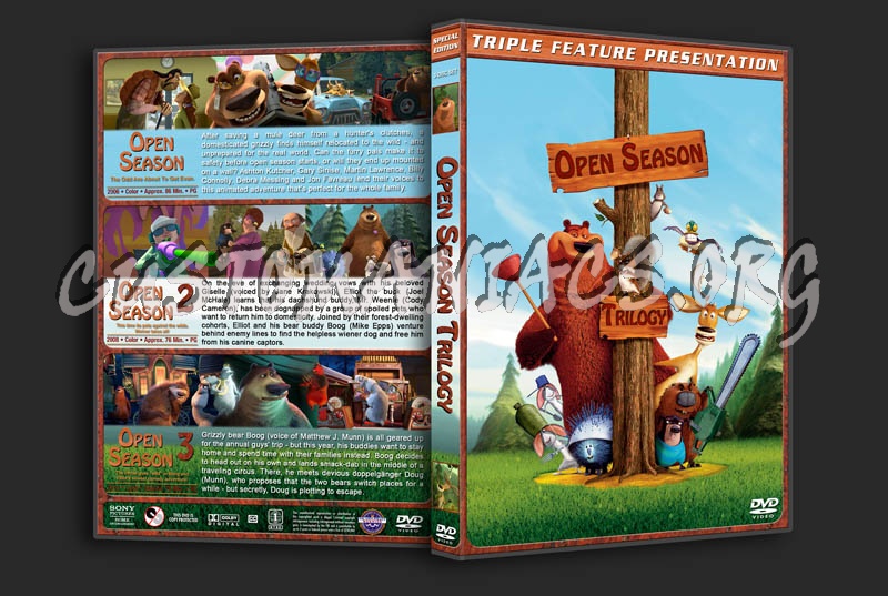 Open Season Trilogy dvd cover