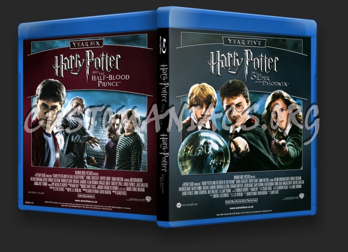 Harry Potter Years 1-6 Collection blu-ray cover