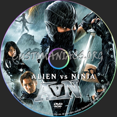 Alien vs. Ninja dvd label