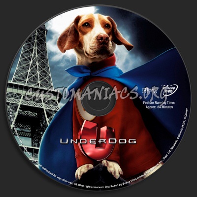 UnderDog dvd label