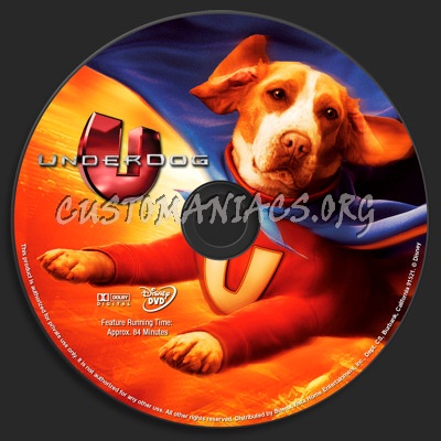 UnderDog dvd label