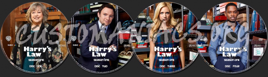 Harry's Law Season 1 dvd label