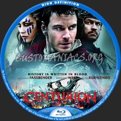 Centurion blu-ray label