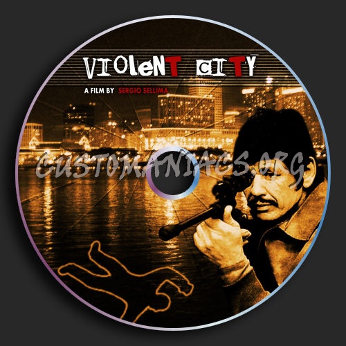 Violent City dvd label