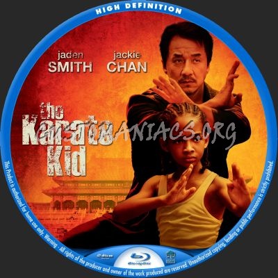 The Karate Kid blu-ray label