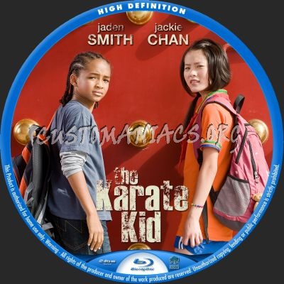 The Karate Kid blu-ray label