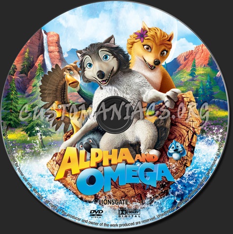 Alpha & Omega dvd label