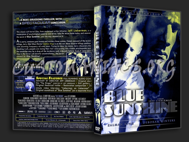 Blue Sunshine dvd cover